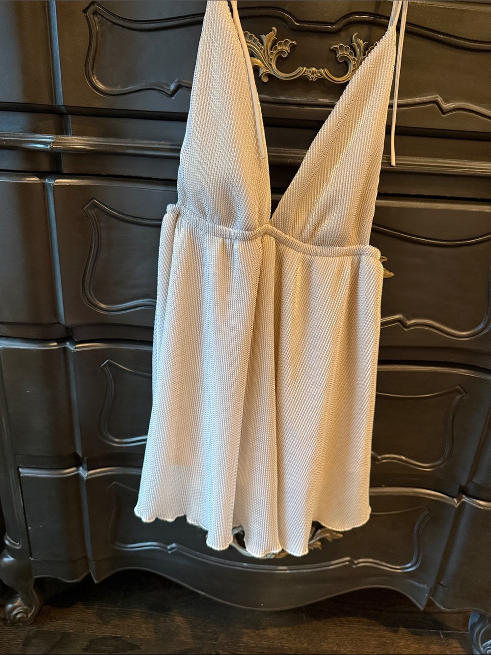 Lucy in the sky Gold shimmer mini dress